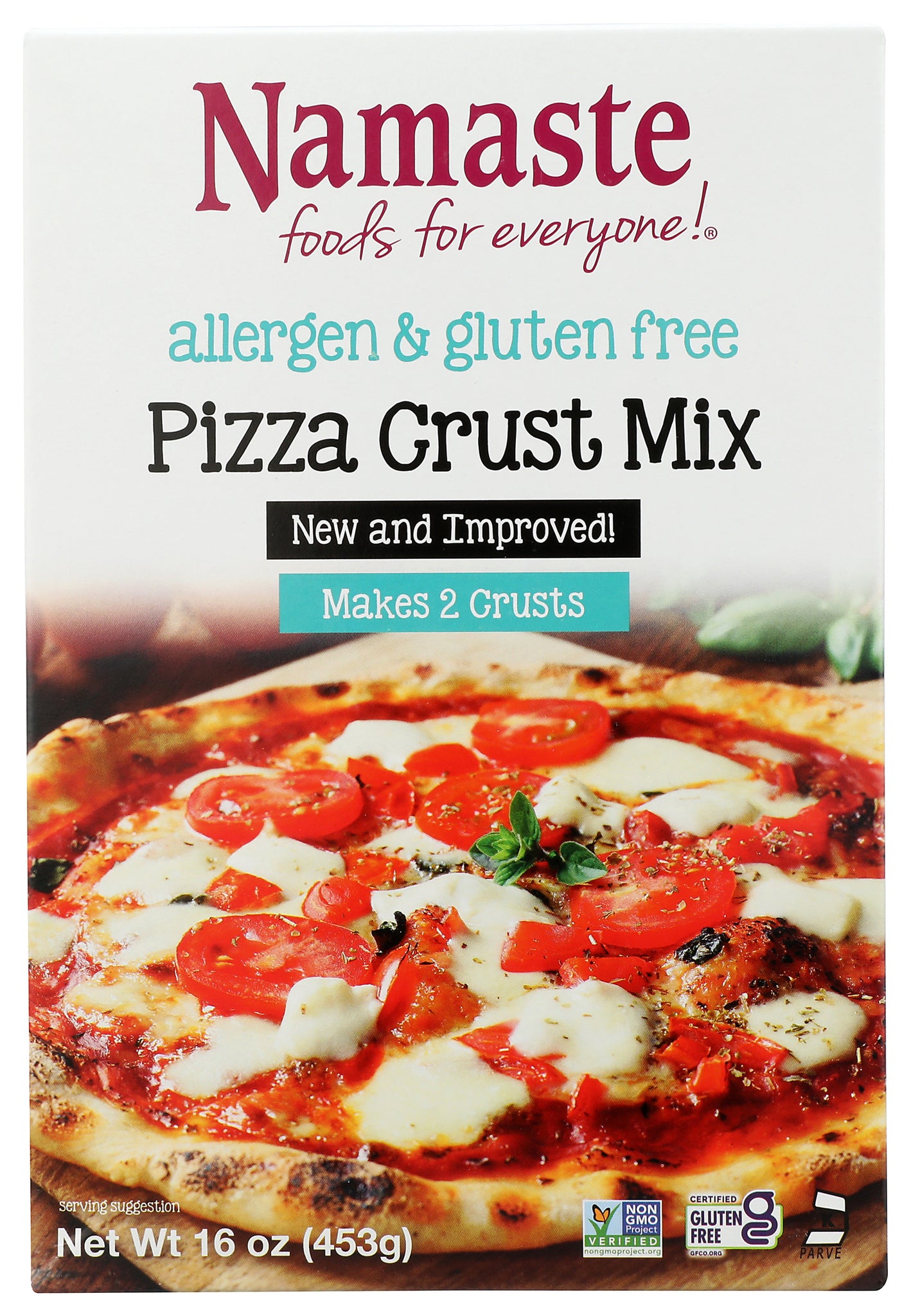 Pizza Crust Mix, 16 oz – Namaste Foods