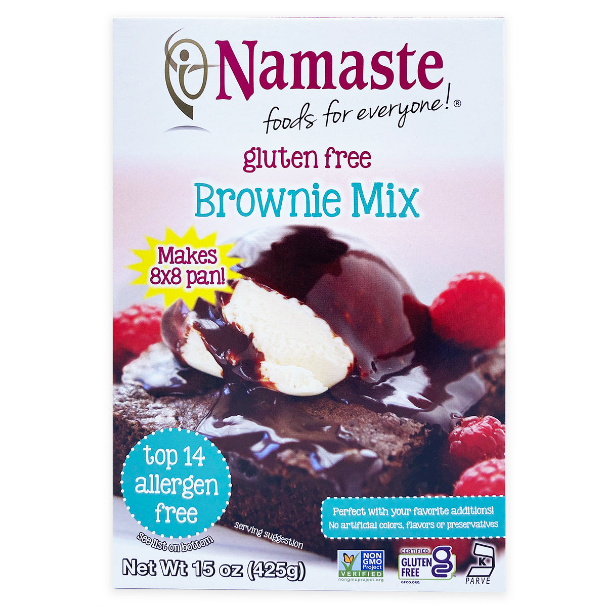 Brownie Mix, Single Batch, 15 oz. – Namaste Foods