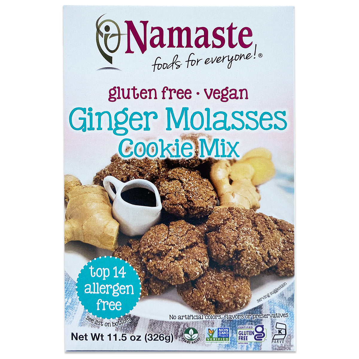Ginger Molasses Cookie Mix, 11.5 oz – Namaste Foods
