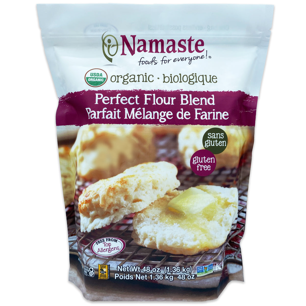 Organic Perfect Flour Blend, 48 oz – Namaste Foods